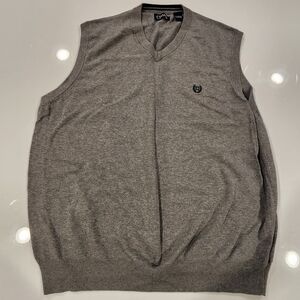 Chaps Gray Sweater Vest XL
